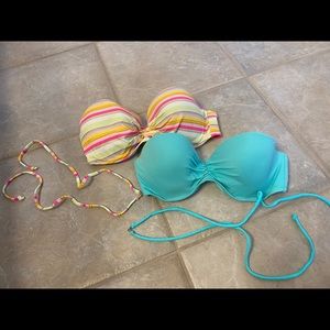 Victoria secret bikini tops 34D